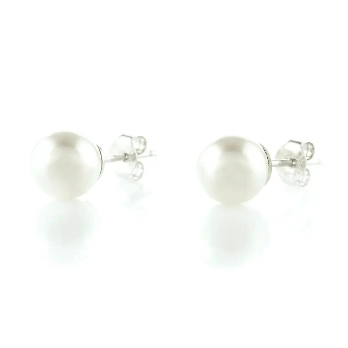 Обици с перли Класически дизайн от Сребро 925 – by Crystal Pro Jewellery