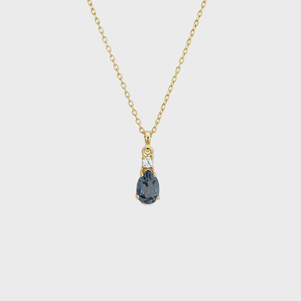 Колие Ocean Grey Drop — видео