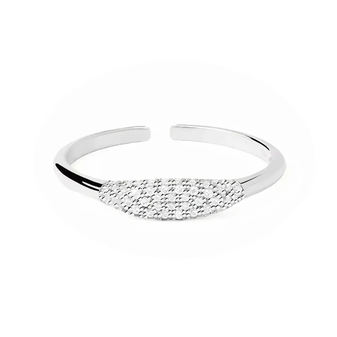 Регулируем сребърен пръстен фина бижутерия – by Crystal Pro Jewellery