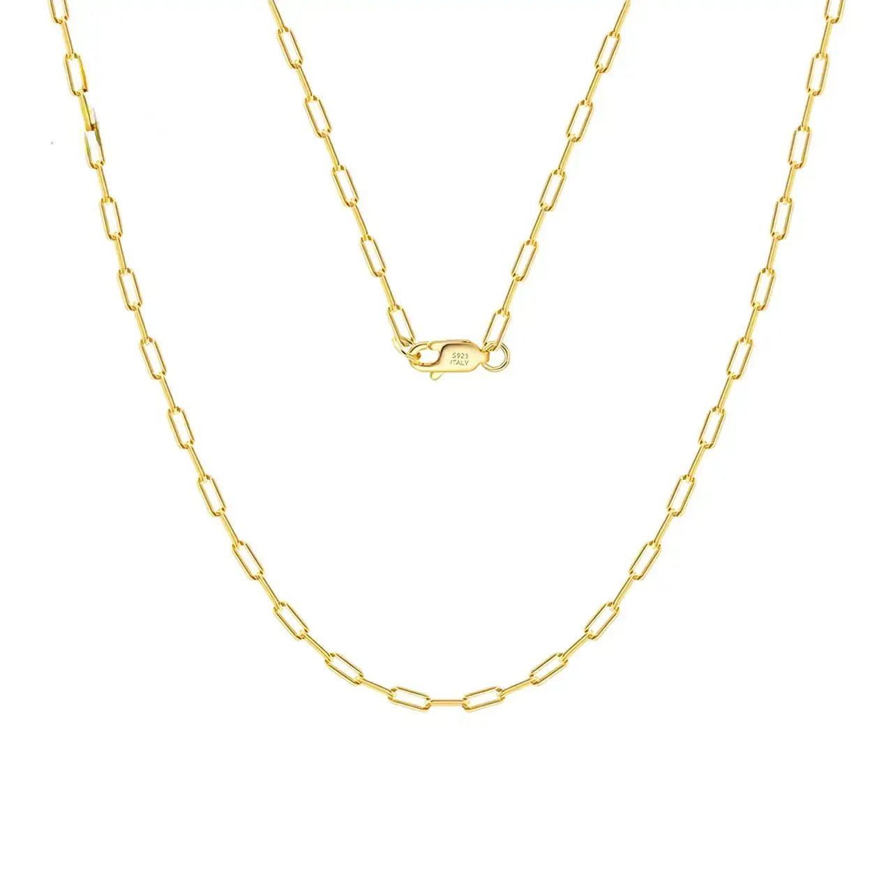 Сребърен синджир тип кламер унисекс модел – by Crystal Pro Jewellery