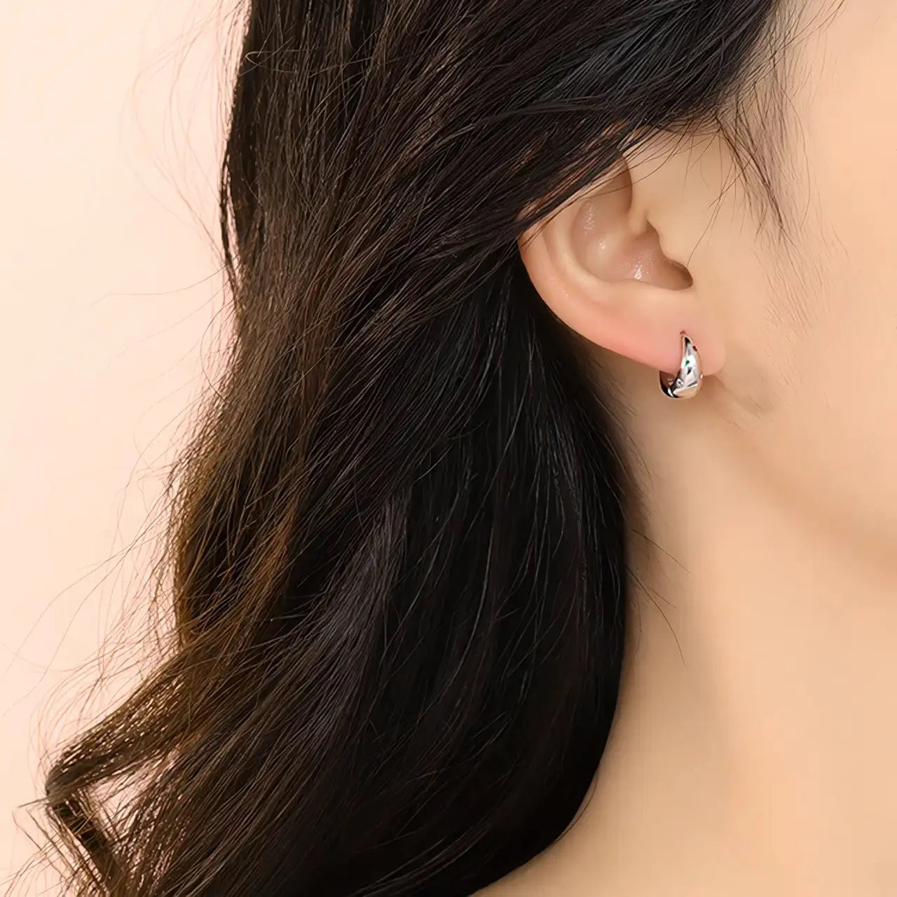 Сребърни Обици Халки Rainbow с цветни цирконии 18K Златно покритие – by Crystal Pro Jewellery