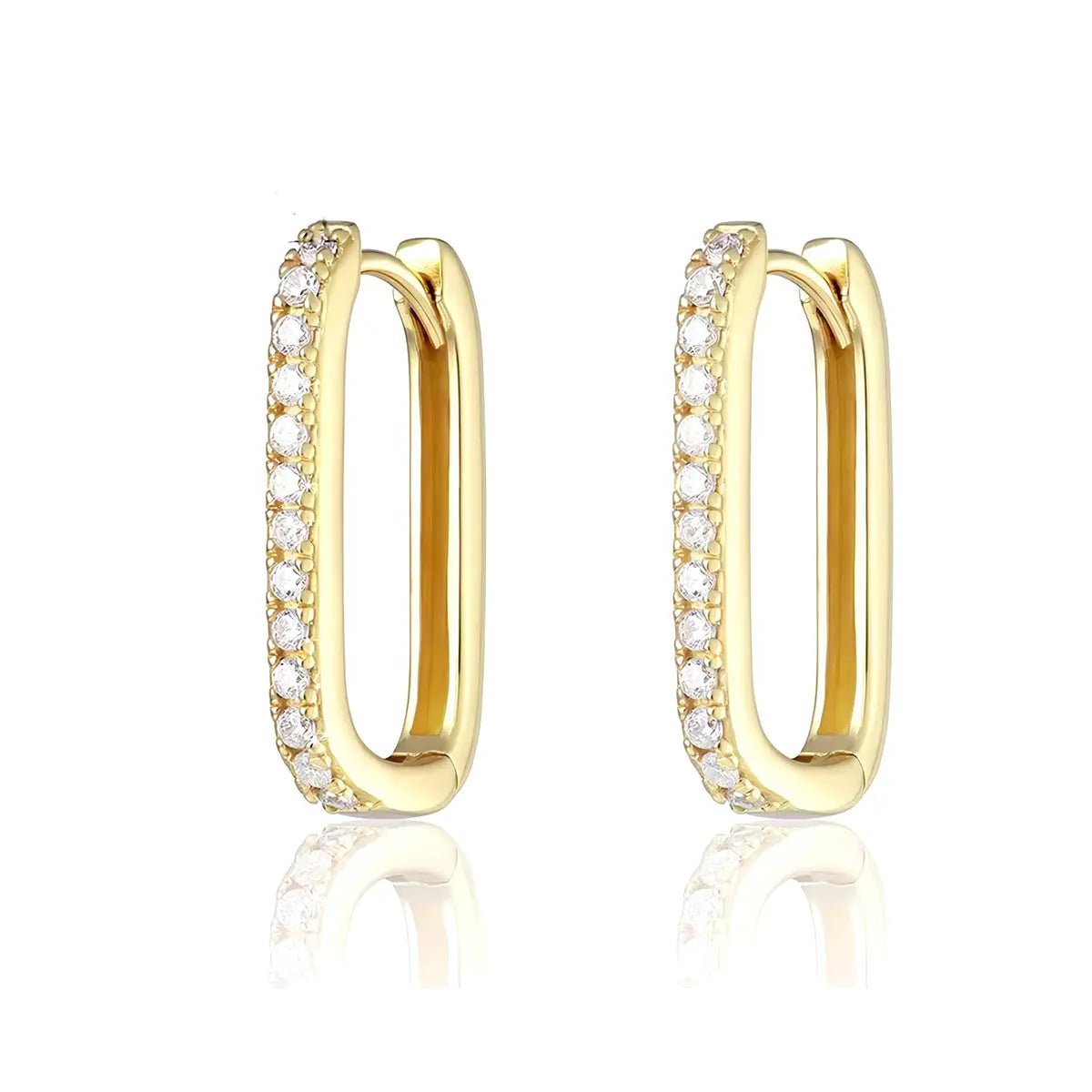 Сребърни oбици Халки с овална форма – by Crystal Pro Jewellery