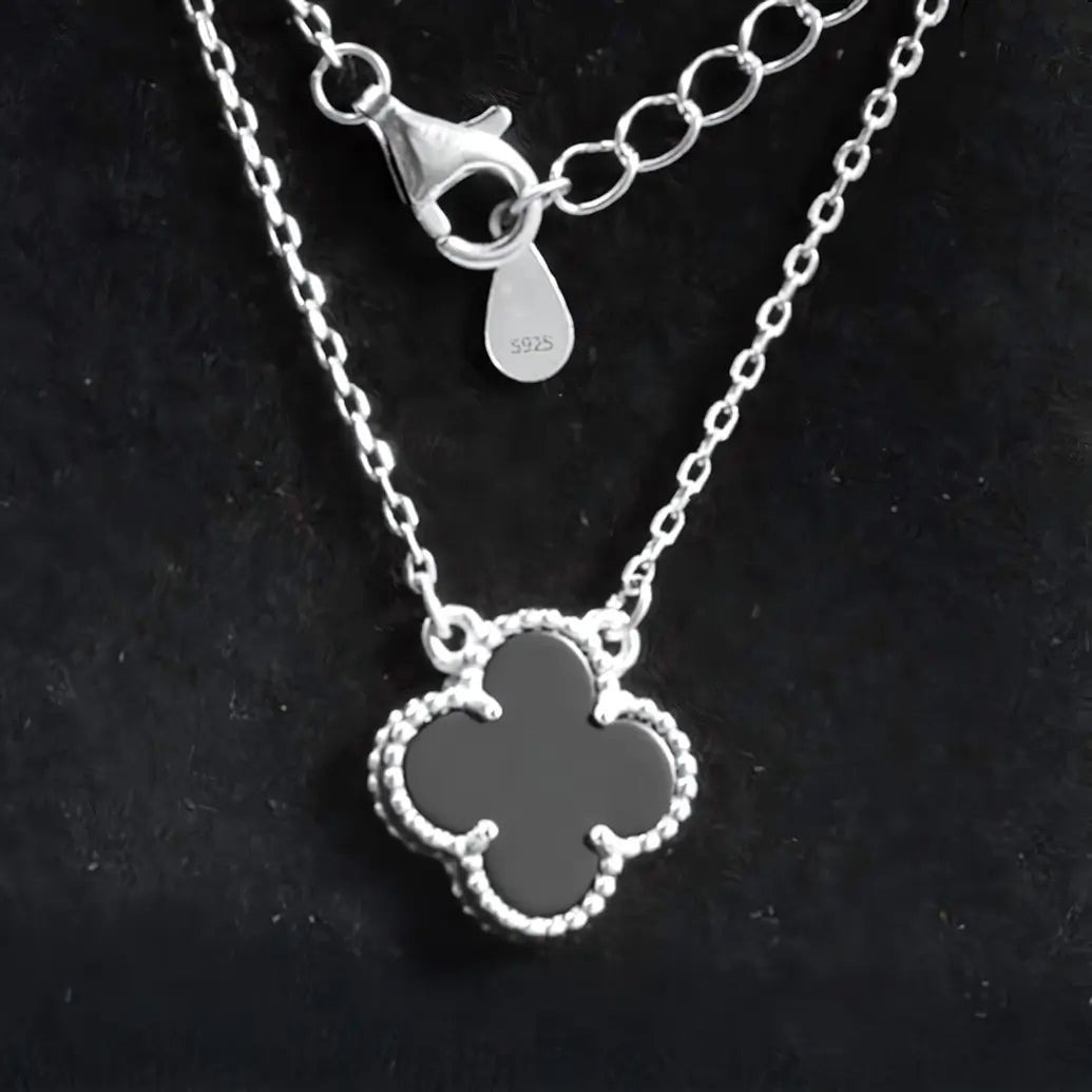 Сребърно колие Детелина модел в няколко цвята – by Crystal Pro Jewellery