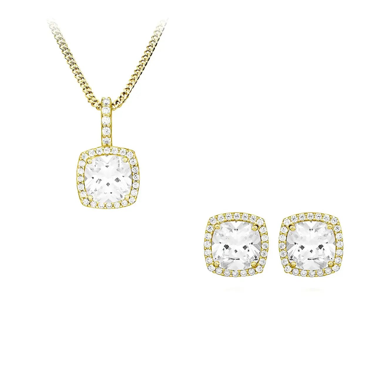 Сребърно колие Silver Glow с 5A цирконии – by Crystal Pro Jewellery