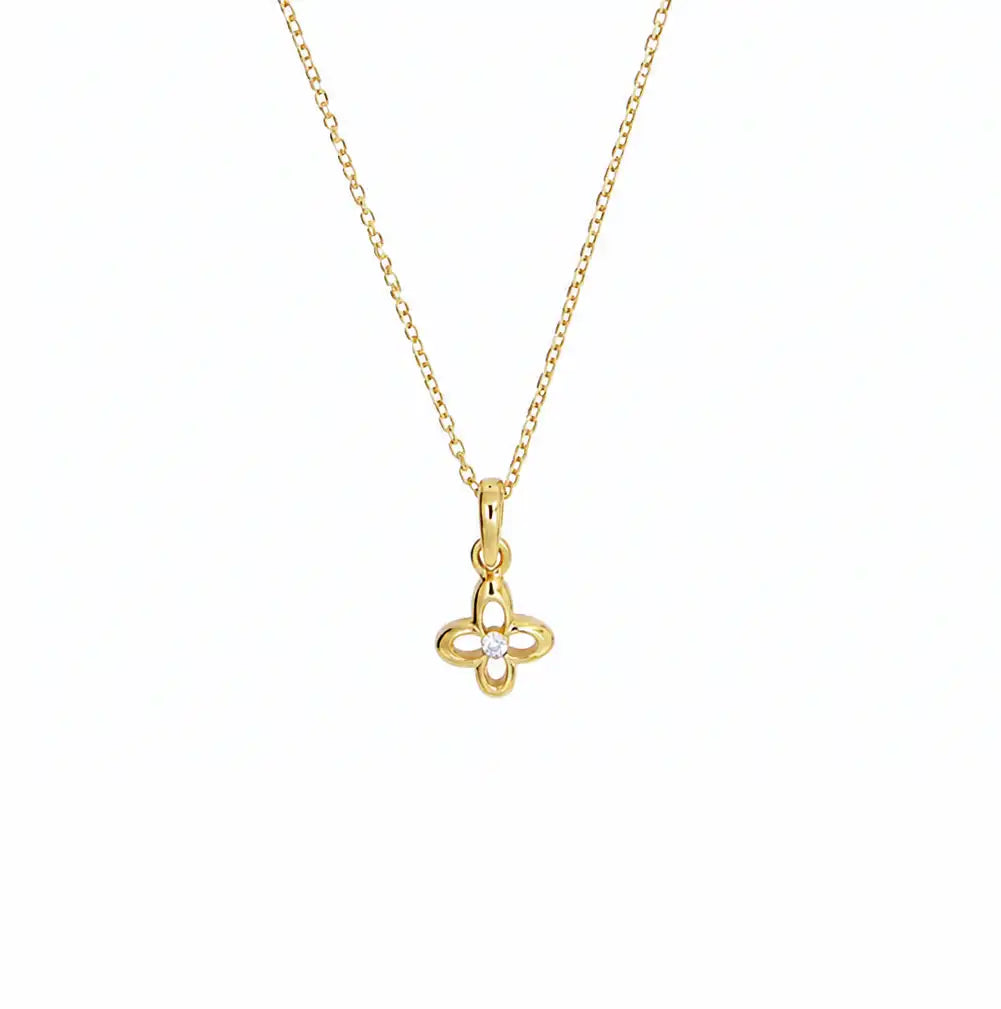 Gold-plated silver rings with a heart