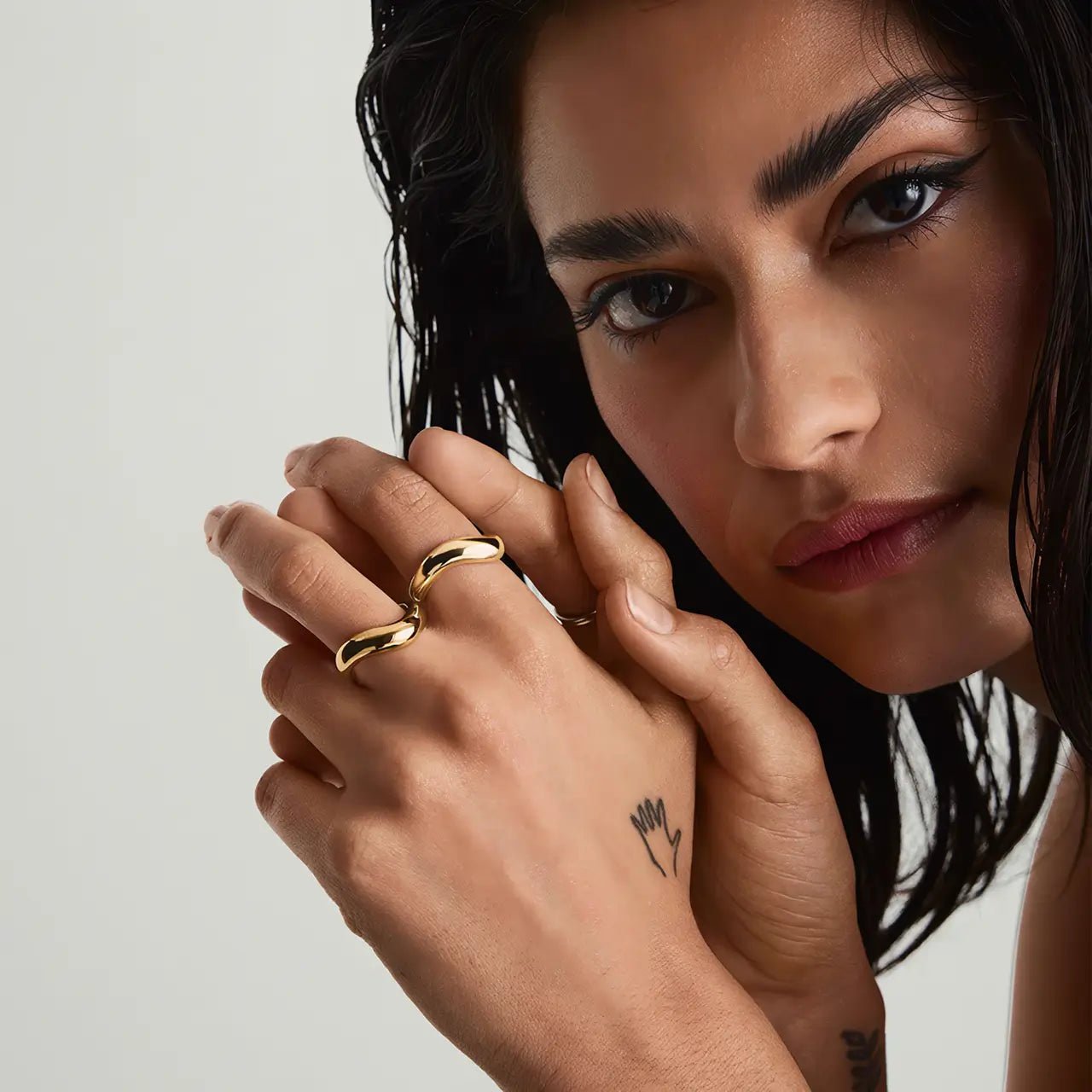 Винтидж позлатен сребърен пръстен Масивен дизайн за дръзка визия – by Crystal Pro Jewellery