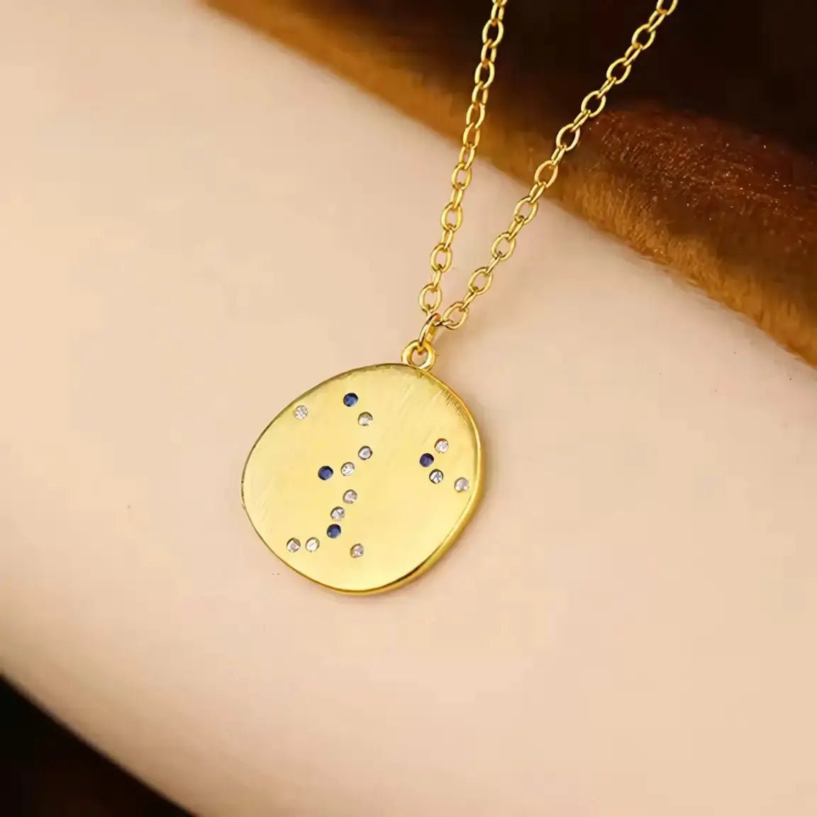 Винтидж позлатено колие Монета Сребро 925 – by Crystal Pro Jewellery