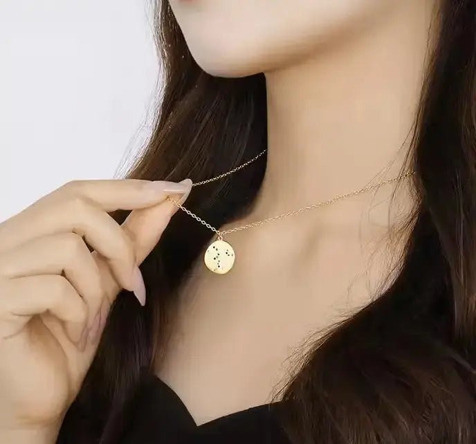 Винтидж позлатено колие Монета Сребро 925 – by Crystal Pro Jewellery